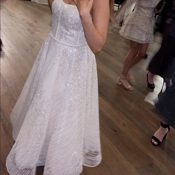 Bronx and Banco | Dresses | Bronx And Banco Mademoiselle Bridal Midi Dress  | Poshmark